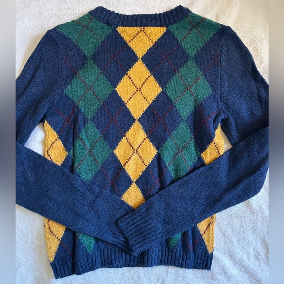 NWT AE Argyle Knit Sweater - Picture 6 of 7